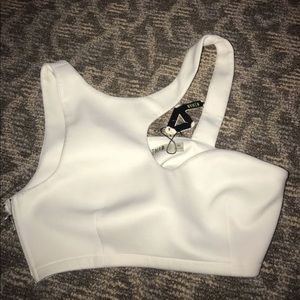White Crop Top